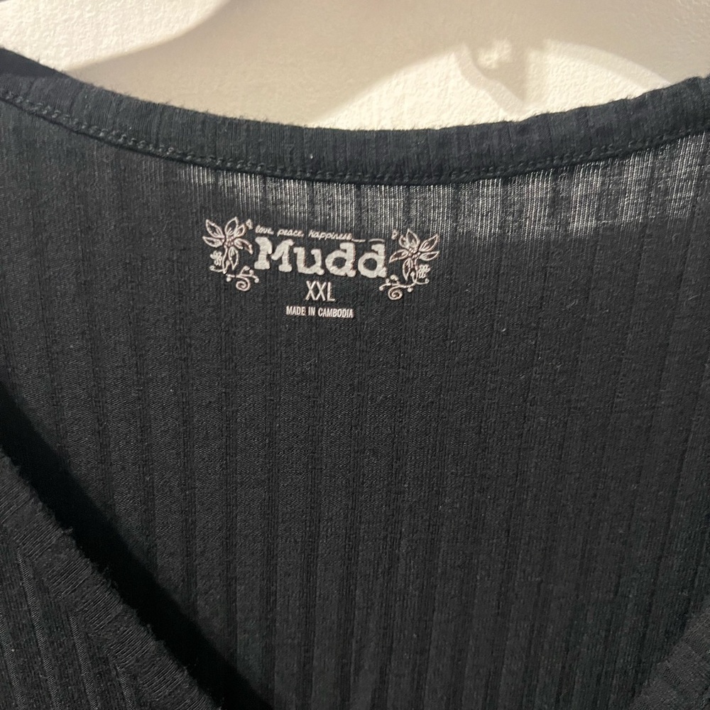 Mudd Black Ribbed Cardigan - Picture 5 of 5